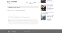 Desktop Screenshot of berk-partner.de