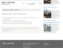 Tablet Screenshot of berk-partner.de